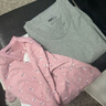 新1系秋冬女士保暖內衣套裝薄款印花打底秋衣秋褲女棉質(zhì)學(xué)生內穿 丁香粉 L 曬單實(shí)拍圖