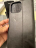 羅逸適用蘋果16ProMax手機(jī)殼iPhone15真皮翻蓋式磁吸皮套iPhone16Pro全包防摔硅膠保護(hù)套男女高級(jí)感 【黑色】小牛簡約｜磁吸皮套 蘋果16ProMax 曬單實(shí)拍圖