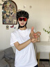 UVEXi-vo 3D騎行頭盔男女公路自行車3D調(diào)節(jié)安全頭盔 黑.56-60cm 曬單實拍圖