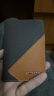 Samsonite/新秀丽男士商务卡包多功能牛皮名片夹钱包 TK6*13017 棕色/橙色 晒单实拍图