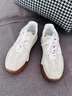 SAM EDELMAN山姆愛(ài)德曼虞書(shū)欣同款2025秋復古德訓鞋厚底阿甘鞋女LANGLEY 亞麻白 羊皮革/織物/人造革 38 /美碼7.5M 曬單實(shí)拍圖
