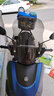 朝雨適配雅馬哈福穎125風(fēng)擋旭鷹125踏板摩托車(chē)改裝配件前擋風(fēng)板玻璃 45cm深色風(fēng)擋圓頭+不銹鋼支架 曬單實(shí)拍圖