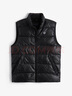 Abercrombie & Fitch男裝24秋冬美式LOGO保暖抗風(fēng)抗水立領(lǐng)羽絨馬甲外套132-4152 黑色亮面 M (180/100A) 曬單實(shí)拍圖