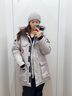 加拿大鵝（Canada Goose）Expedition 女士派克大衣戶(hù)外休閑外套大鵝羽絨服 2051W 432 石灰色 M 曬單實(shí)拍圖