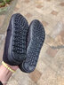 啄木鳥(niǎo)帆布男鞋夏季新款透氣老北京黑色布鞋懶人一腳蹬開(kāi)車(chē)軟底豆豆潮鞋 黑色(升級款) 42 曬單實(shí)拍圖