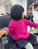 戴維貝拉（DAVE＆BELLA）兒童開衫女寶寶衣服小童毛衣外套幼兒上衣2025秋裝新款女童針織衫 黃色【DB3243397】 110 cm（建議身高100-110cm） 曬單實(shí)拍圖