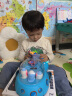 奥智嘉儿童玩具电动弹珠机弹射游戏机亲子桌游打地鼠男女孩生日礼物蓝 实拍图