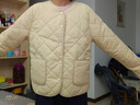 確不凡中學(xué)生女生校服羽絨內(nèi)膽秋冬加絨加厚短款內(nèi)穿打底校衣貼身保暖小 黃色 L_100-110斤 曬單實(shí)拍圖