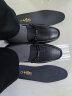 金利来（goldlion）男鞋商务休闲鞋舒适轻质透气时尚皮鞋59683019201A-黑-38码 实拍图