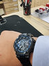 靚美萊適配卡西歐表G-SHOCK系列MTG-B1000實(shí)心精鋼不銹鋼手表帶金屬配件 黑色藍底 實(shí)心精鋼 1000mm 曬單實(shí)拍圖