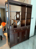 楠著(zhù)新中式烏金木入戶(hù)間廳柜客廳玄關(guān)柜酒柜門(mén)廳鞋柜屏風(fēng)B001# 曬單實(shí)拍圖