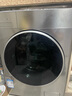 松下（Panasonic）纖界健康智能洗烘一體10kg+8kg 自動投放 水氧泡沫凈 95℃高溫除菌除螨 空氣洗 蓬松防皺 BLDC變頻 銀色XQG100-LD186 曬單實(shí)拍圖