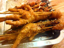 木屋燒烤 鹵味香辣烤雞爪戶外露營燒烤半成品加熱即食雞爪串5串 曬單實拍圖