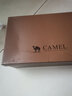 駱駝（CAMEL）新款磨砂牛皮柔軟兩穿涼拖舒適商務(wù)男士涼鞋 G13M211017 黑色腳背高拍大一碼 40 曬單實(shí)拍圖