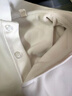 兒童白色長(cháng)袖polo衫男女童T恤打底衫學(xué)生班服校服翻領(lǐng)上衣秋冬裝 白色長(cháng)袖polo-秋冬加絨款 140 曬單實(shí)拍圖