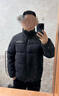 李寧蓄熱升溫羽絨服男子時(shí)尚80%鴨絨短款立領(lǐng)外套AYMU119 曬單實(shí)拍圖