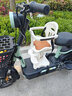 偶森電動(dòng)車(chē)兒童座椅前置小臺牛鈴雅愛(ài)迪瑪踏板電瓶自行車(chē)寶寶安全坐椅 音樂(lè )燈光款+可調高低【白咖色】 內置避震+隱藏式雙捆綁器 曬單實(shí)拍圖