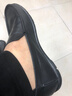 甘稻風(fēng)（GDFFON）男士春秋款單層皮商務(wù)休閑皮鞋軟底軟皮頭層牛皮單鞋簡(jiǎn)約舒適男鞋 黑色 41 曬單實(shí)拍圖