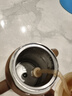 樂(lè)扣樂(lè)扣嬰兒保溫杯寶寶學(xué)飲杯小月齡6個(gè)月以上喝水吸管杯幼兒園兒童水杯 布朗棕350ml【背帶款】 曬單實(shí)拍圖