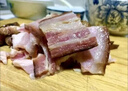 餓西瘋味臘肉五花肉精品肥瘦相間農家自制湖北恩施土家族特產(chǎn)柴火煙熏臘肉 1斤裝 曬單實(shí)拍圖