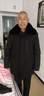 北極絨冬季爸爸羽絨服男士脫卸內膽加厚中長(cháng)款外套中老年人男裝冬天衣服 黑色 XL(建議125-145斤) 曬單實(shí)拍圖