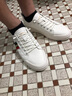 公牛世家男鞋春季小白鞋時(shí)尚百搭青年休閑運動(dòng)板鞋低幫免系帶套腳鞋子男 白色GN122101546 41(標準運動(dòng)碼) 曬單實(shí)拍圖