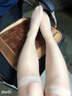 浪莎（LangSha）中筒絲襪女薄款長(zhǎng)筒過膝高筒黑肉色小腿短襪子半截夏季潮流日系 【中筒款】膚色5雙 默認(rèn)項(xiàng) 曬單實(shí)拍圖