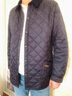 Barbour英國barbour liddesdale 經(jīng)典菱格棉服內膽絎縫棉衣 海軍藍 XL 42 曬單實(shí)拍圖