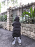 G.DUCKKIDS兒童羽絨服男童中長(zhǎng)款2025冬裝新款洋氣免洗中大童加厚童裝外套 黑色 150 cm 曬單實(shí)拍圖