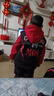 G.DUCKKIDS童裝男童秋裝套裝兒童衣服男孩春秋冬裝加絨加厚馬甲運動(dòng)裝三件套 紅色三件套【秋冬款】 130 尺碼7~8歲【120-130cm】 曬單實(shí)拍圖