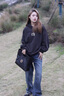 紅蜻蜓牛仔褲女新款2025年春季女裝加絨褲女士厚休閑闊腿九分長(zhǎng)褲子女 復(fù)古藍(lán)（常規(guī)）九分 L 曬單實(shí)拍圖