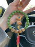 禧卡森  十八籽菩提汽車(chē)掛件一鹿平安高檔車(chē)內掛飾高端車(chē)載后視鏡掛件 一路平安鹿-十八籽菩提 曬單實(shí)拍圖
