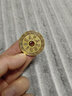 領(lǐng)豐金（LING FENG GOLD）領(lǐng)豐金 足金9999實(shí)心八卦幣黃金平安扣吊墜飾品送禮 20g九字真言幣（送禮盒） 曬單實(shí)拍圖