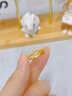 中國黃金（CHINA GOLD）黃金戒指女士足金小皇冠戒指純金七夕情人節(jié)禮物送女友老婆 小皇冠戒指約2.4g【甄選禮盒】 曬單實拍圖