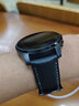 炫戴表帶適用vivowatch2真皮表帶vivo手表表帶通用VIVO watch表帶智能運(yùn)動(dòng)手表46mm皮革腕帶 真皮表帶-佩戴舒適-黑色 適用：Vivo watch【46mm】2代 曬單實(shí)拍圖