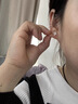 韓式都品新款2025梔子花耳線(xiàn)輕奢小眾歐美風(fēng)單鉆花朵流蘇耳環(huán)短發(fā)夏季沙面 大號梔子花耳線(xiàn) 銀色 曬單實(shí)拍圖
