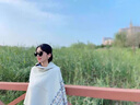 Charm Kendo披肩女2025新款百搭圍巾女圍脖生日情人節(jié)禮物送女友老婆 米白色 曬單實(shí)拍圖
