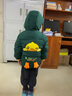 B.Duck小黃鴨童裝男童羽絨服冬季寶寶卡通可愛(ài)連帽加厚外套6050墨綠110 曬單實(shí)拍圖