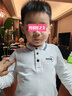 戴維貝拉（DAVE＆BELLA）男童t恤長(cháng)袖兒童上衣中大童打底衫寶寶POLO衫男孩秋季新款童裝 白色【現貨】 110 cm(建議高100-110cm) 曬單實(shí)拍圖