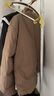 坦博爾秋冬羽絨服女輕薄短款襯衫領(lǐng)韓版外套226D 青木棕 L (170) 曬單實(shí)拍圖