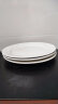 洁雅杰牛排盘家用白瓷盘子8英寸西餐盘欧式菜盘平盘套装微波炉可用6只装 实拍图