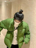 GARNUO綠色短款羽絨服女2025年新款冬季韓版白鴨絨小個(gè)子加厚面包服外套 綠色 M【101-110斤】 曬單實(shí)拍圖