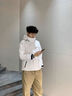 美力城鈦金輕暖短款羽絨服女裝新款鵝絨戶外工裝男情侶同款防風(fēng)防水耐磨 珍珠白 M 160 曬單實(shí)拍圖