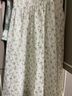 百圖betu女裝夏新款連衣裙法式拉鏈碎花短袖雪紡連衣裙女2307T69 綠色 M 曬單實(shí)拍圖
