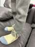 凡獵女童打底褲秋裝2024新款寶寶褲子洋氣外穿兒童長(zhǎng)褲休閑褲春秋 灰色 100 cm 曬單實(shí)拍圖