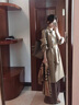 舒芳蝶（shufangdie）英倫風(fēng)早秋風(fēng)衣外套女小個子2025新款女裝高級感超好看大衣中長款 卡其色長款 M 曬單實拍圖
