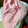 沐凡（mufan）全棉毛巾被 四季单双人加厚老式毯子纯棉学生四季空调午睡盖毯 欧雅粉色 150*200cm 实拍图
