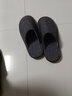 哲燁麻布面春秋夏四季家用拖鞋室內(nèi)縫制厚軟底地板防滑家居男女士情侶 深灰 41-42 (280mm) 曬單實拍圖