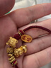 明牌珠寶 足金生肖虎年吉祥物花絲布老虎黃金轉(zhuǎn)運(yùn)珠AFE0001工費(fèi)200 足金轉(zhuǎn)運(yùn)珠 約2.64克 曬單實(shí)拍圖