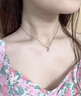 丹尼爾惠靈頓dw項鏈女 CHARMS密語系列愛心吊墜鎖骨鏈七夕禮物女 曬單實拍圖